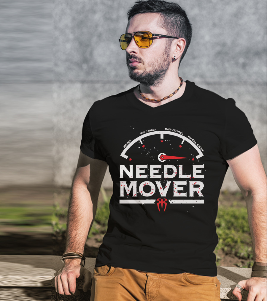 Roman Reigns Needle Mover Tribal Chief Main Eventer Authentic T-Shirt