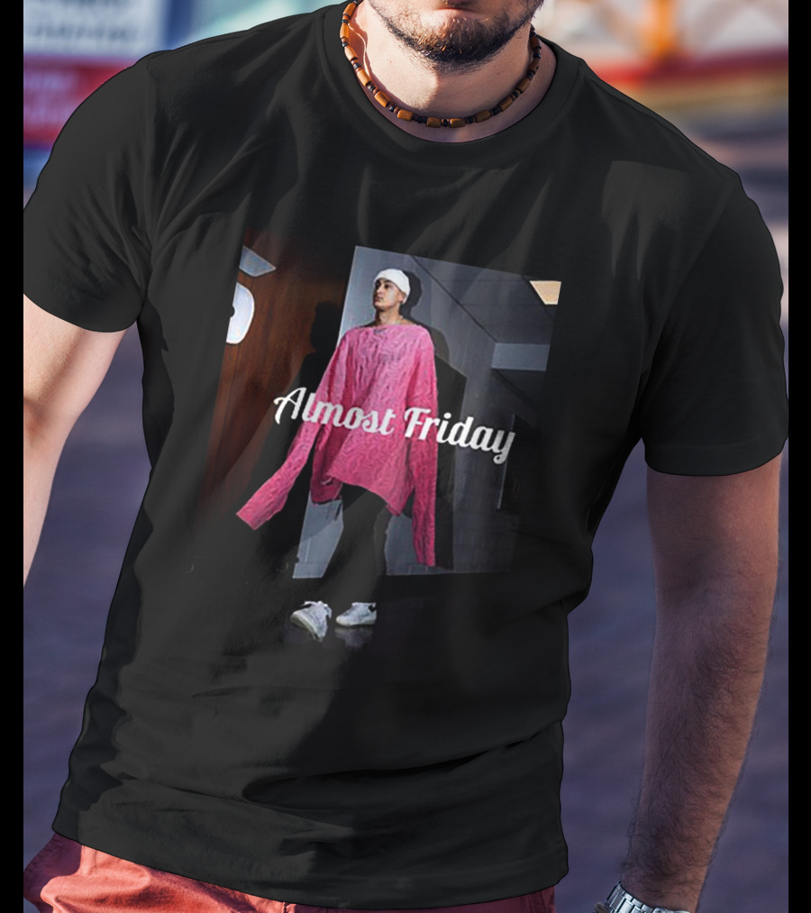Almost Friday Deni Avdija Kyle Kuzma Pink T-Shirt