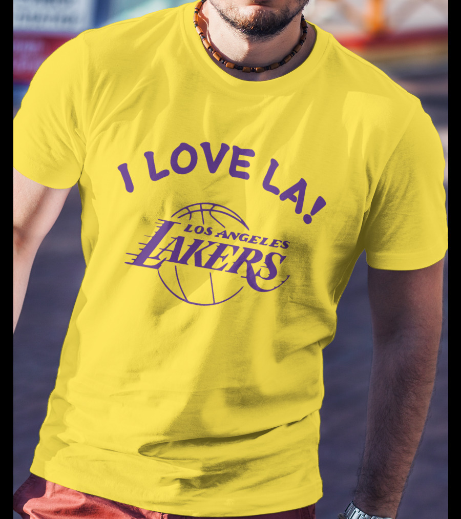 I Love LA Los Angeles Lakers Basketball T-Shirt