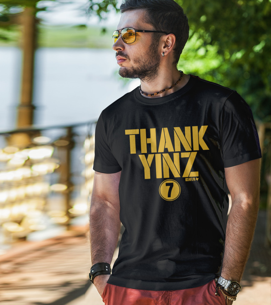 Thank Yinz 7 NFLPA Ben Roethlisberger Shop T-Shirt