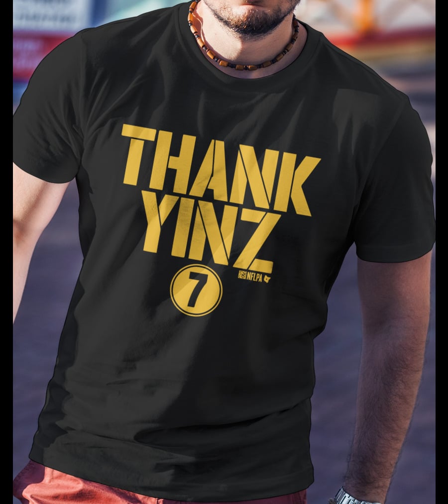 Thank Yinz 7 NFLPA Ben Roethlisberger Shop T-Shirt