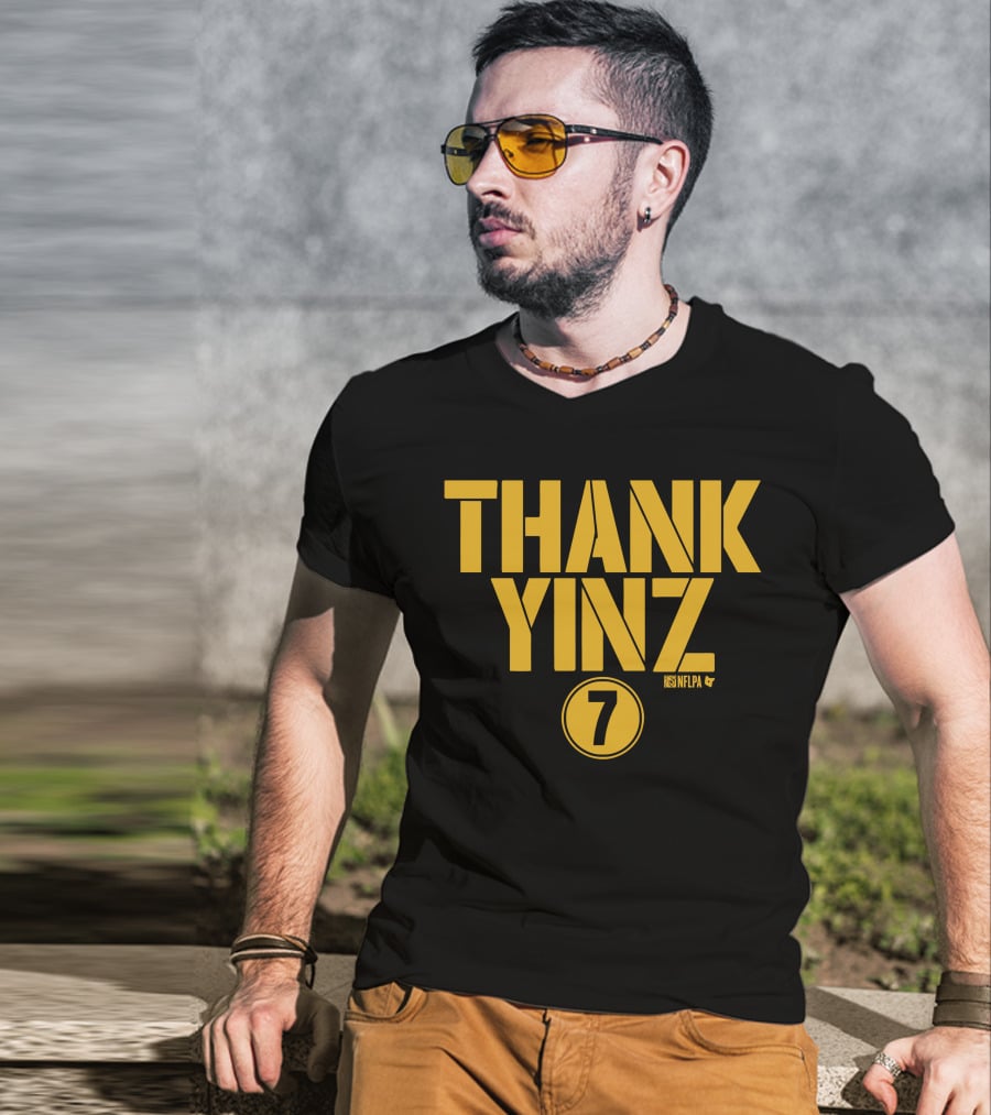 Thank Yinz 7 NFLPA Ben Roethlisberger Shop T-Shirt