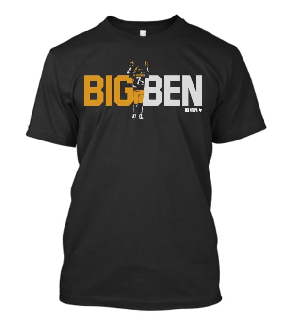 BIG BEN Ben Roethlisberger One Last Time NFLPA T-Shirt