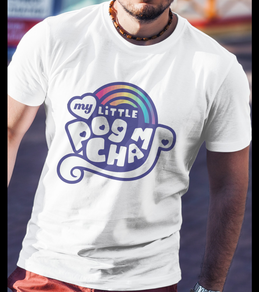 Rainbow My Little Pogchamp Hearts T-Shirt