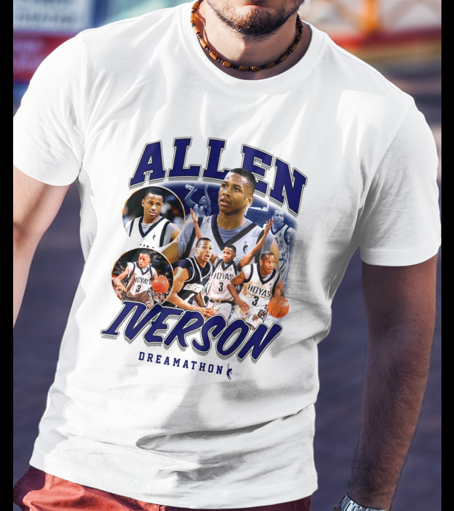 Allen Iverson Hoyas Dreamathon T-Shirt