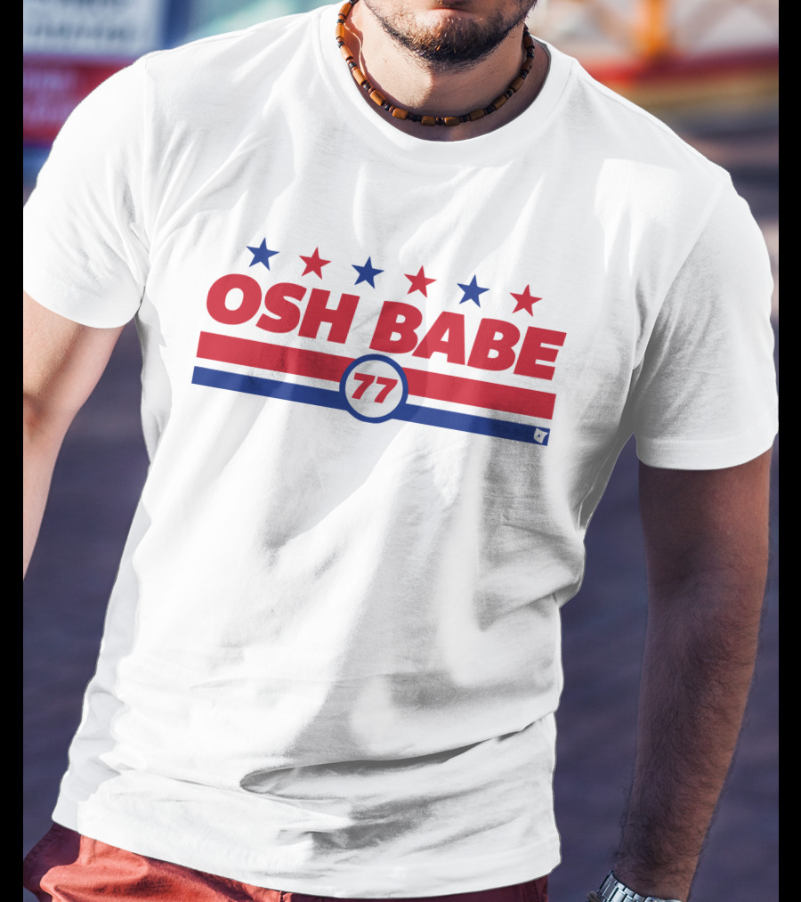 OSH BABE 77 Stars Stripes T.J. Oshie T-Shirt