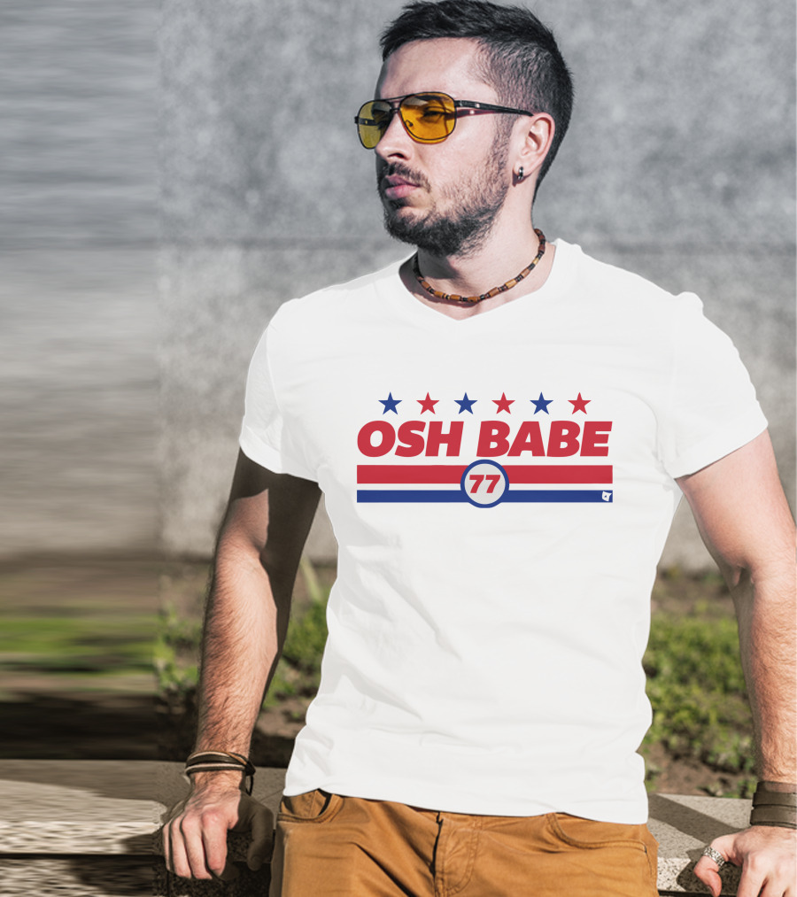 OSH BABE 77 Stars Stripes T.J. Oshie T-Shirt