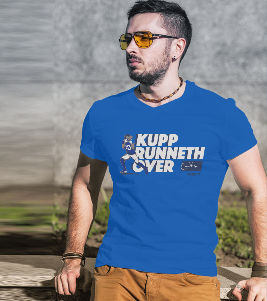 Kupp Runneth Over Cooper Kupp NFLPA 10 Football Player T-Shirt
