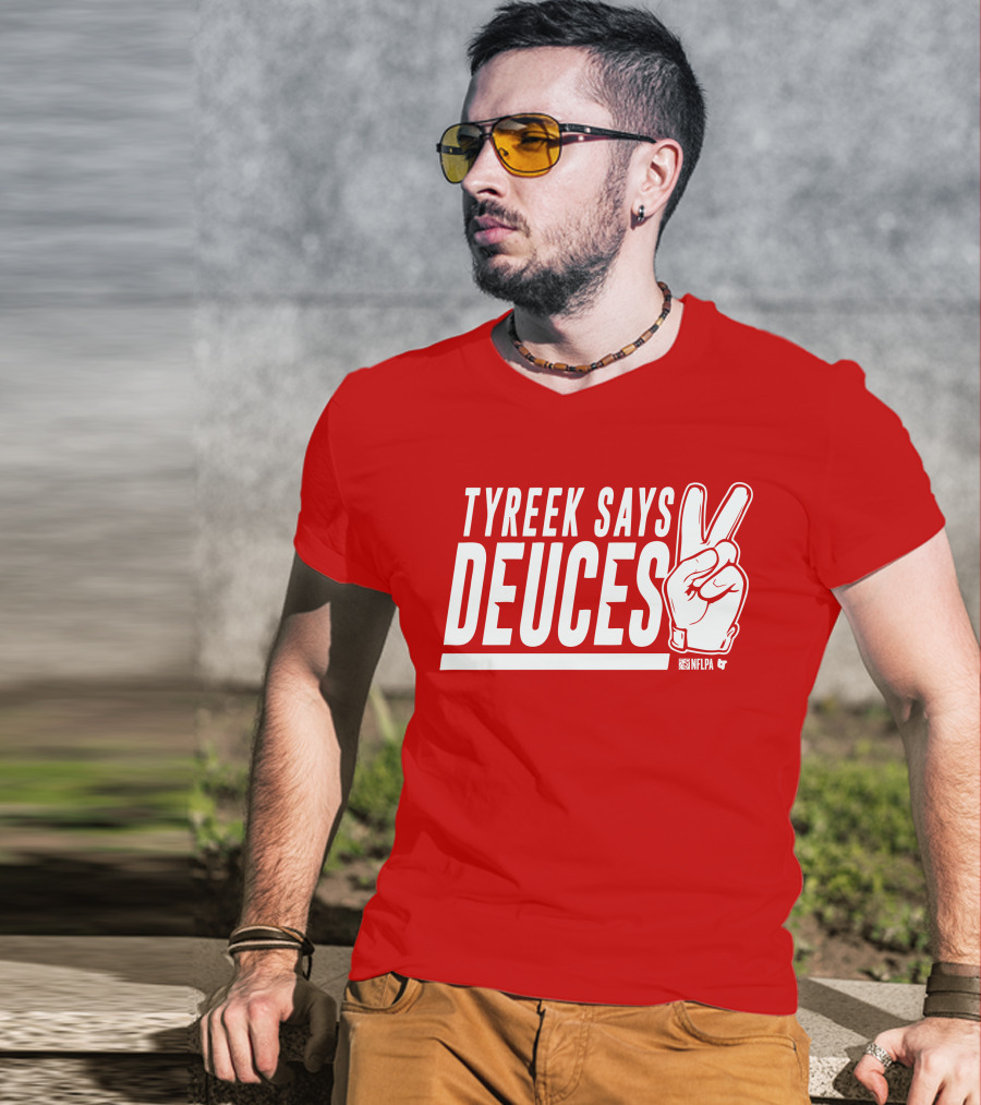 Tyreek Says Deuces Nflpa T-Shirt
