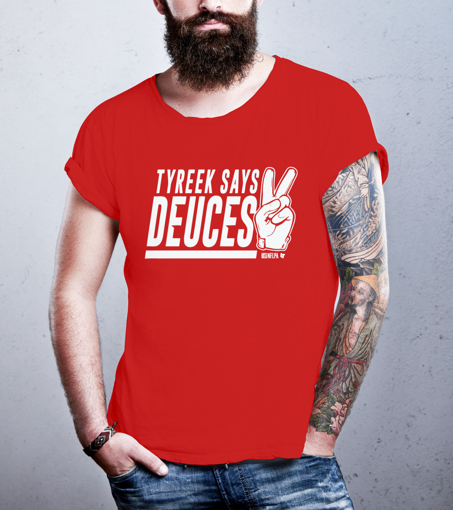 Tyreek Says Deuces Nflpa T-Shirt