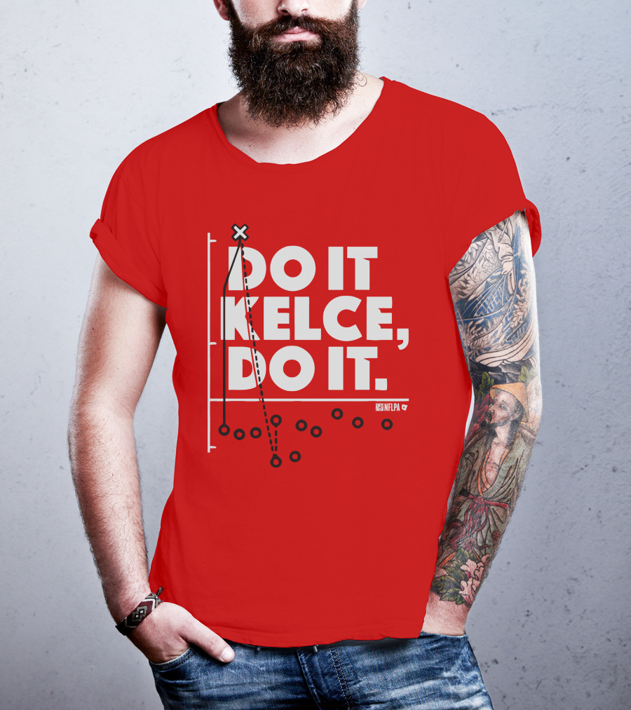 Do It Kelce Do It NFLPA Football Play T-Shirt
