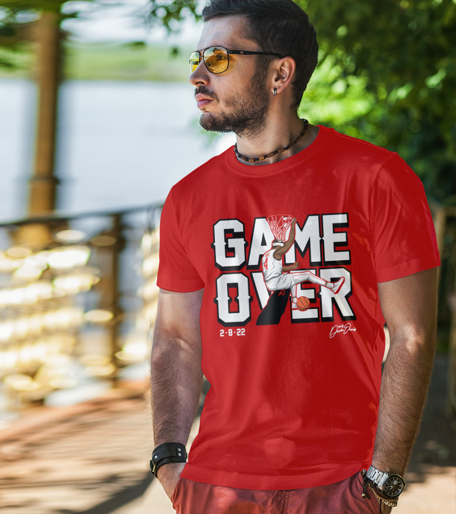 Davonte Devo Davis Game Over Dunk 2-8-22 Signature T-Shirt