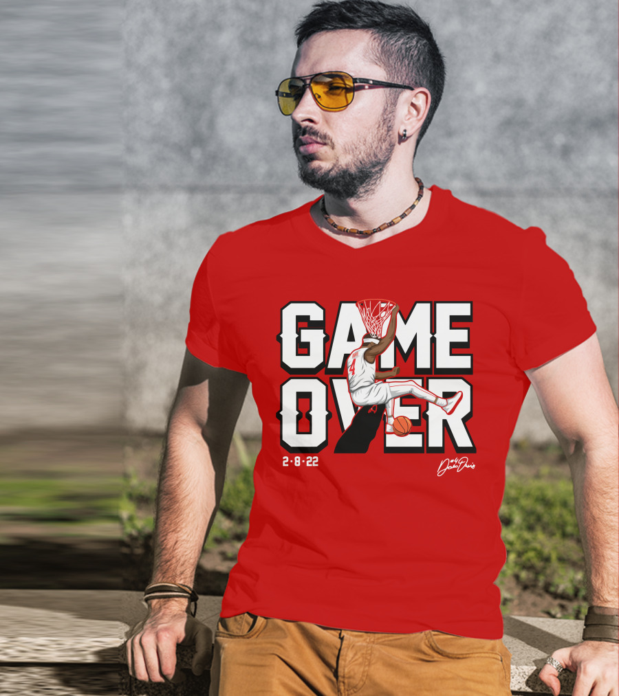 Davonte Devo Davis Game Over Dunk 2-8-22 Signature T-Shirt
