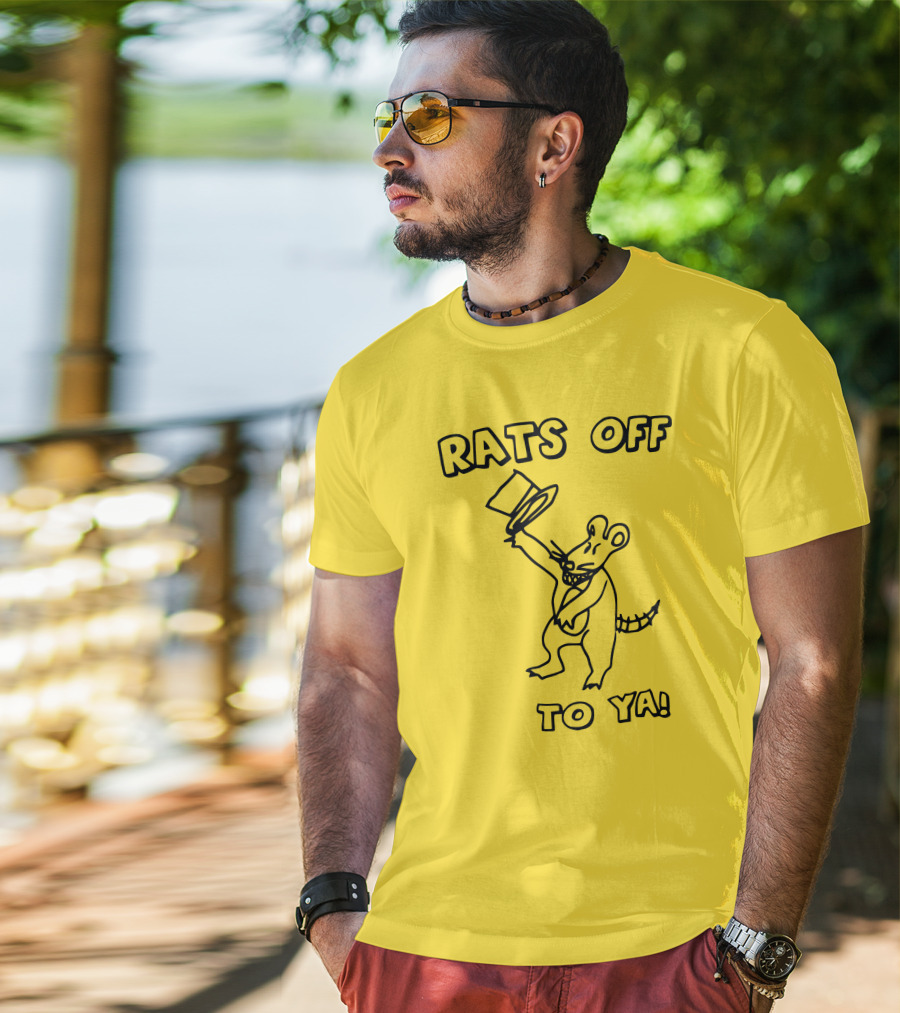 Rats Off To Ya Dancing Rat Top Hat T-Shirt