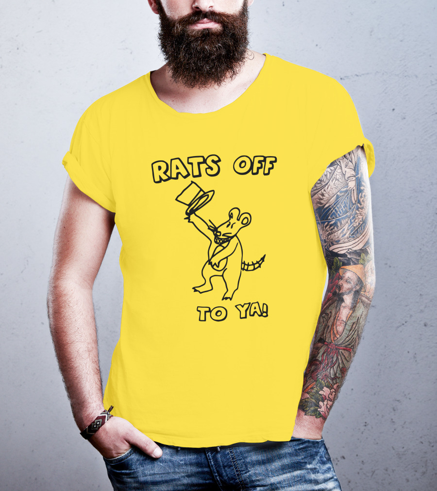 Rats Off To Ya Dancing Rat Top Hat T-Shirt