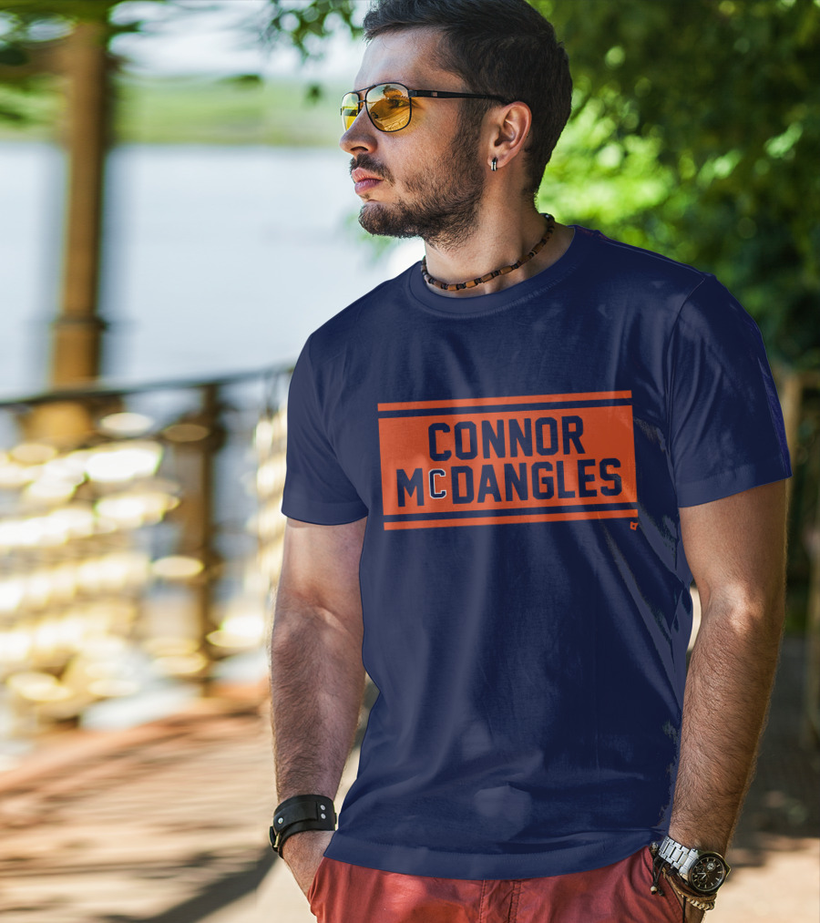 Connor McDavid McDangles Text Block T-Shirt