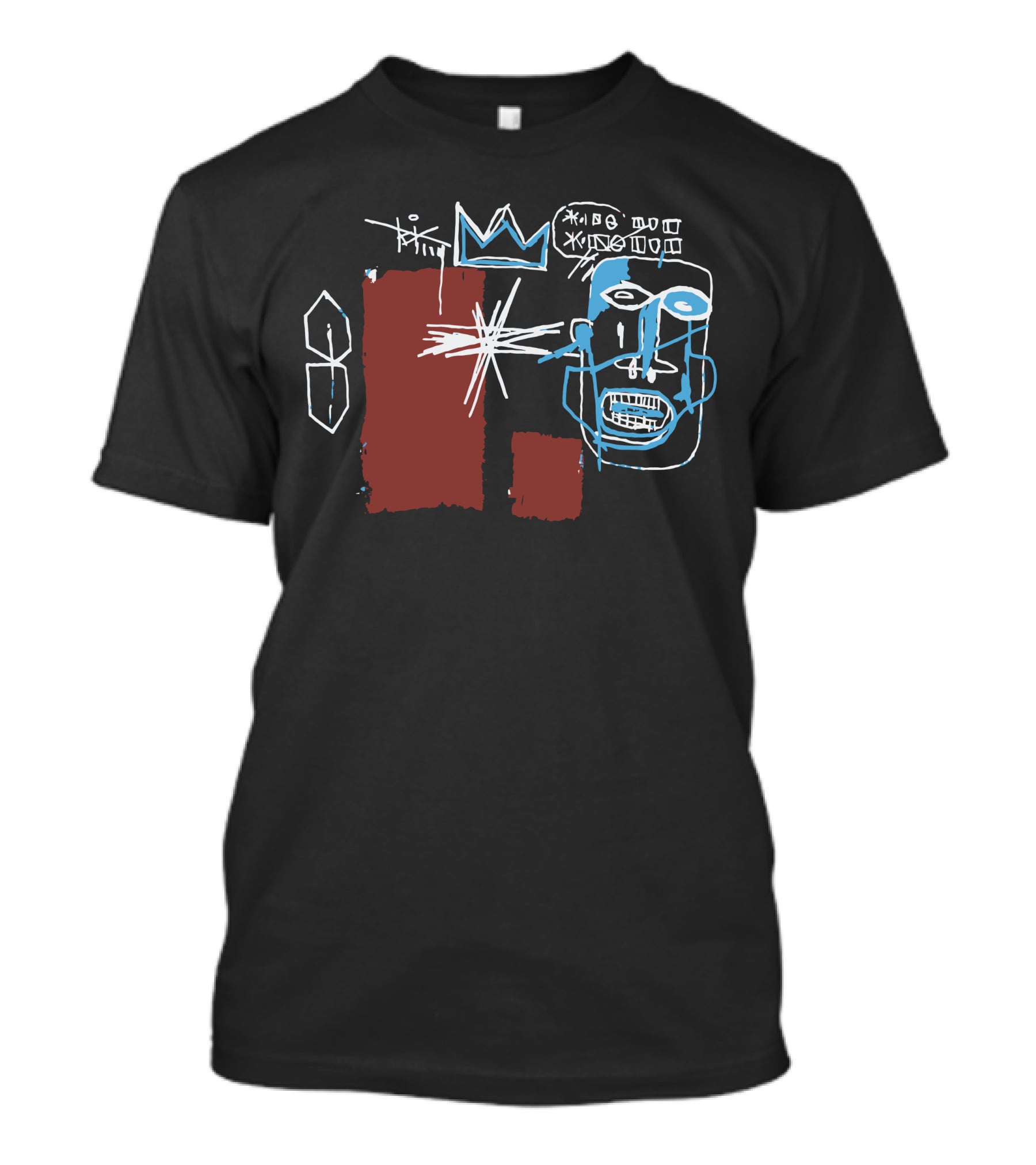 Louis Tomlinson Converse Basquiat Crown Face Sketch T-Shirt
