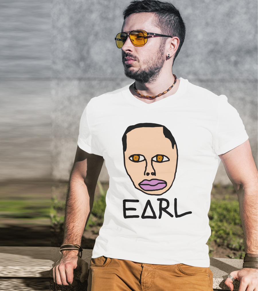 Earl Sweatshirt Odd Future Free Earl Face Drawing T-Shirt