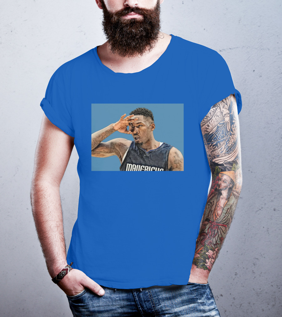 Dorian DFS Mavericks Basketball Player Gesture T-Shirt