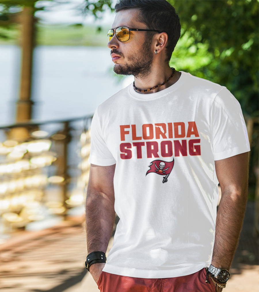 Florida Strong Buccaneers Logo Elements T-Shirt