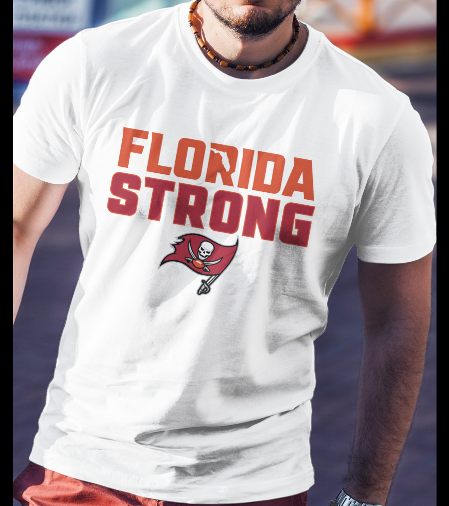 Florida Strong Buccaneers Logo Elements T-Shirt