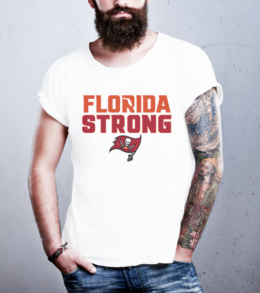 Florida Strong Buccaneers Logo Elements T-Shirt