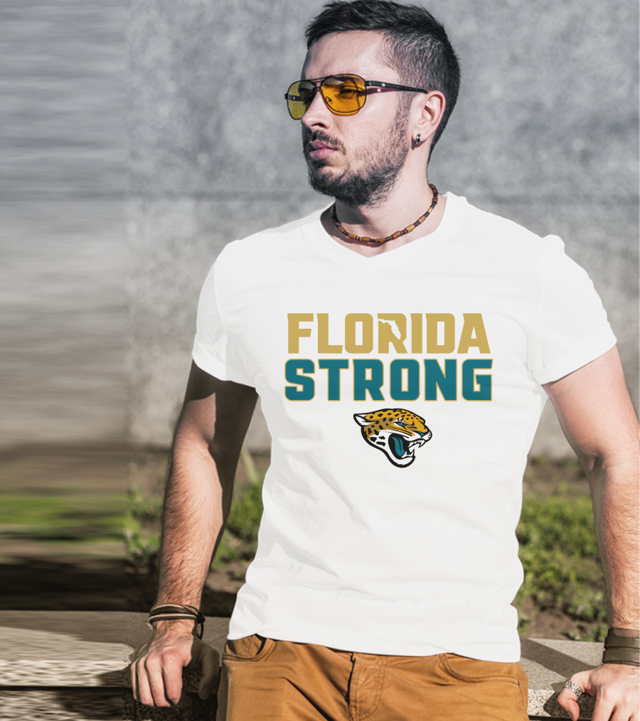 Florida Strong Jacksonville Jaguars Fan Gear T-Shirt