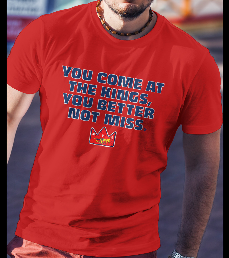 You Come At The Kings Crown Symbol Bold Warning T-Shirt