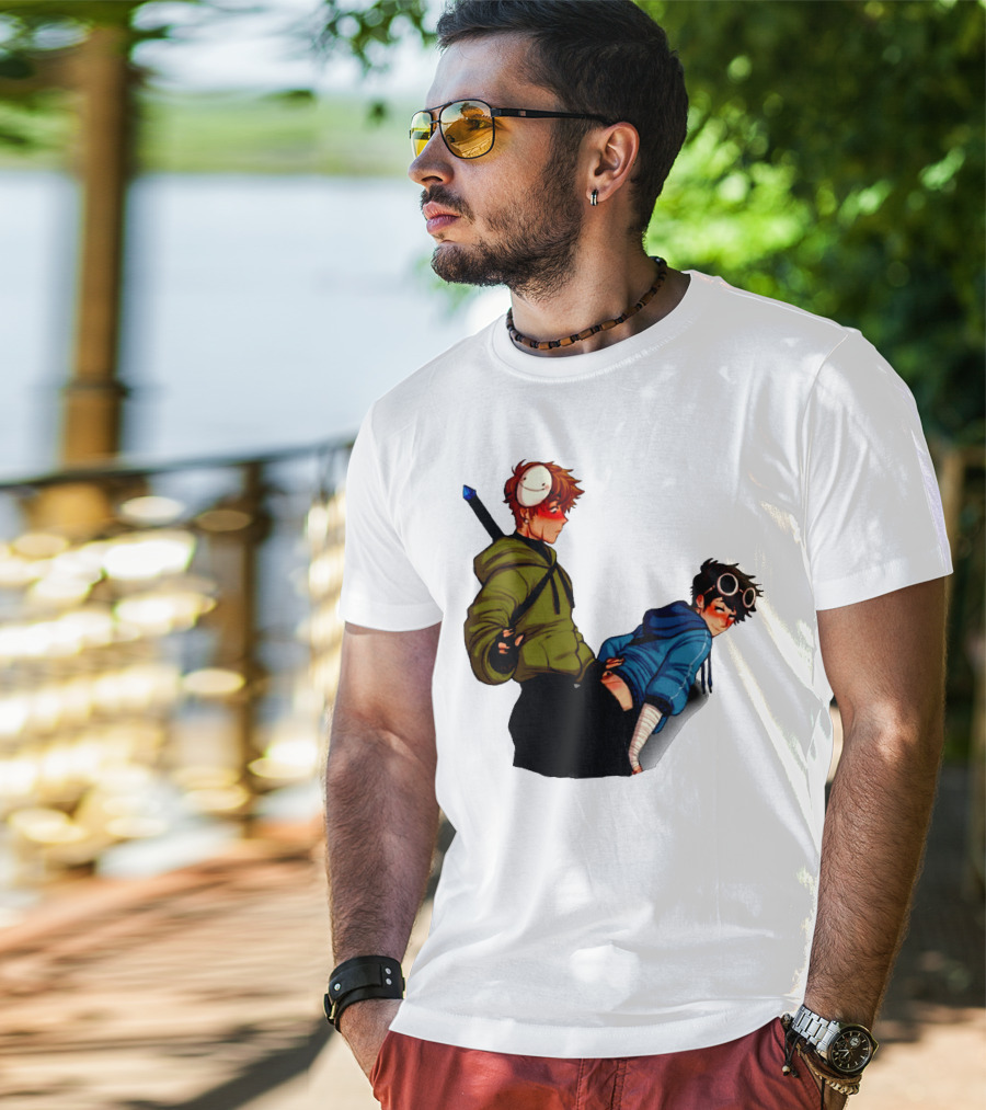 DreamNotFound Fanart Characters Fantasy Hoodie Sword Virtual Goggles T-Shirt