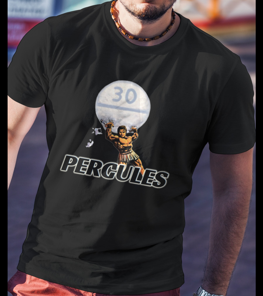 PERCULES Strongman Lifting 30 Pill T-Shirt