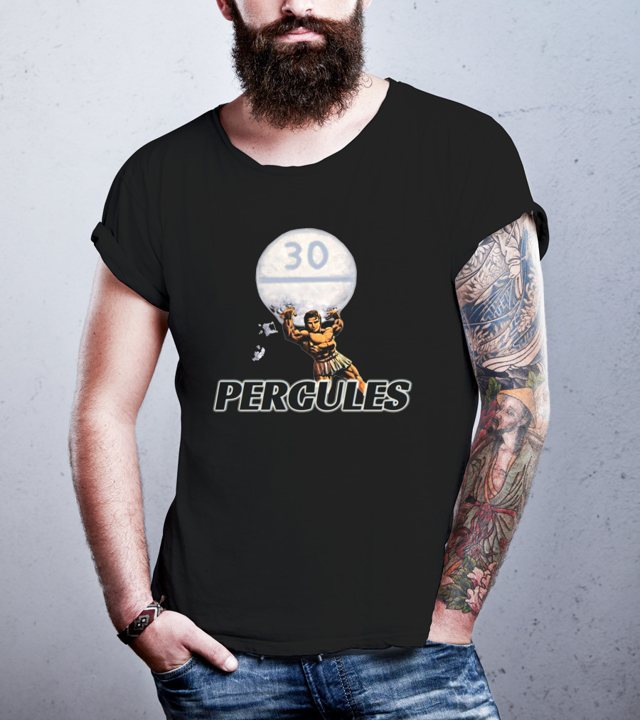 PERCULES Strongman Lifting 30 Pill T-Shirt