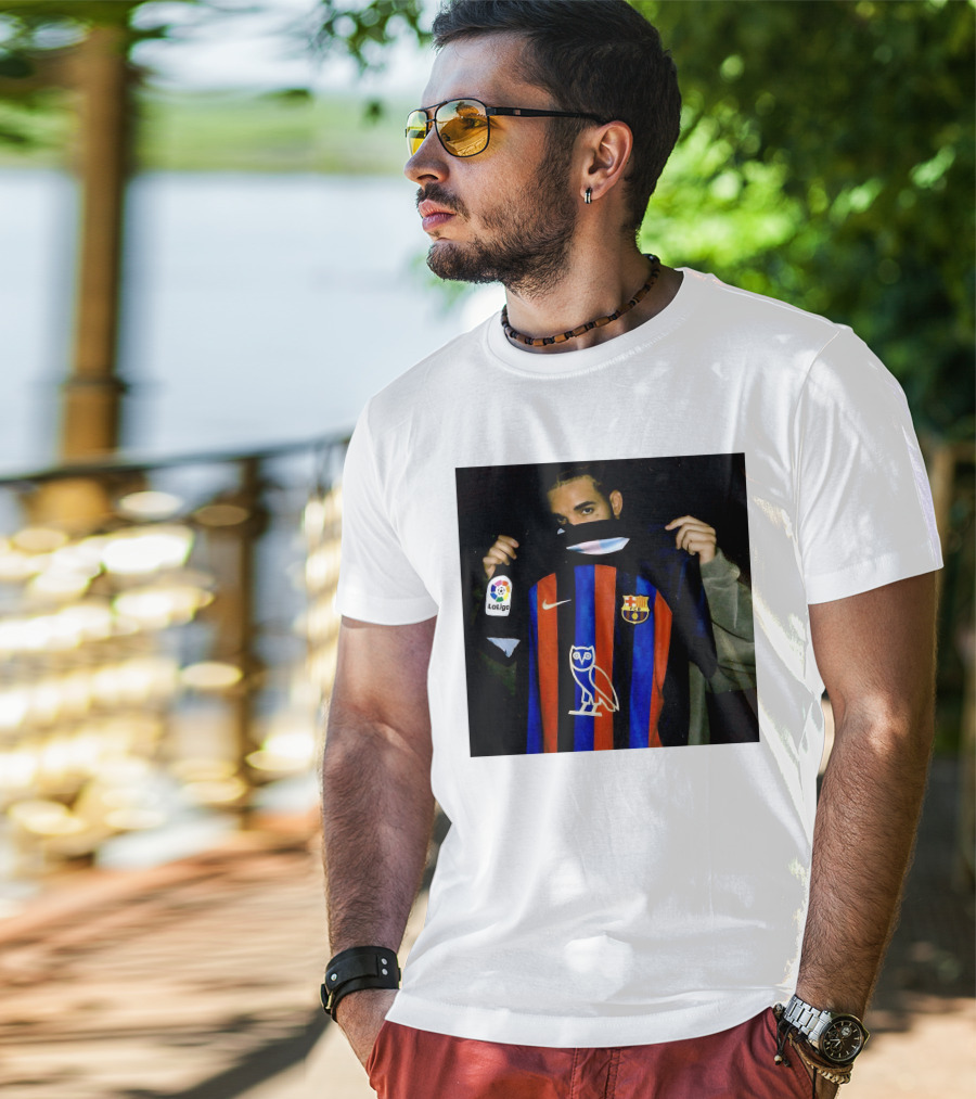 Drake Barcelona La Liga OVO FC Barcelona Jersey T-Shirt