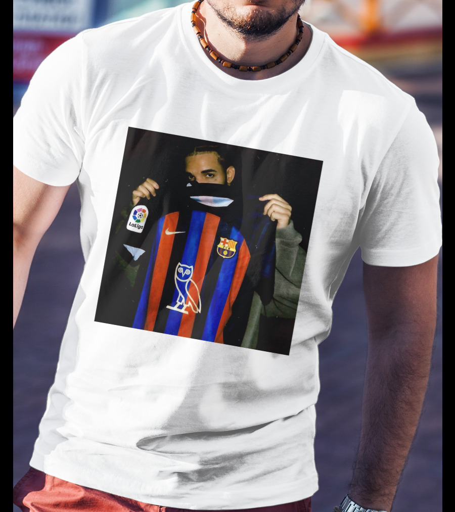 Drake Barcelona La Liga OVO FC Barcelona Jersey T-Shirt