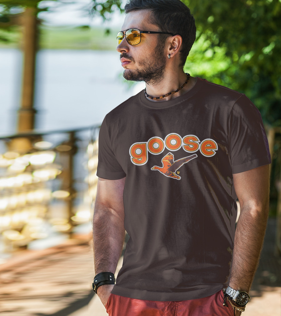 Goose Padres Brown And Orange T-Shirt