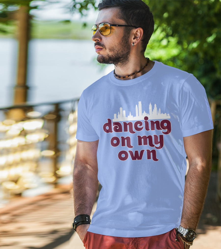 Phillies Dancing On My Own City Skyline T-Shirt