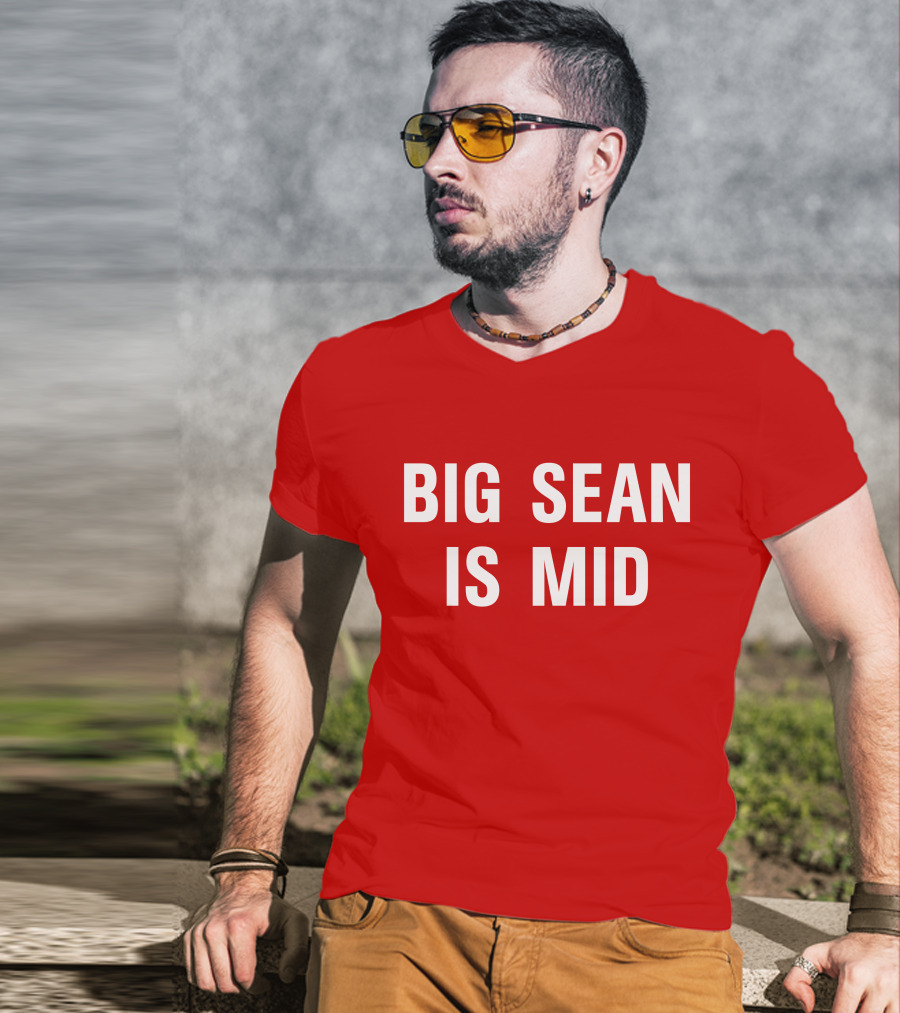 Big Sean Is Mid Statement In T-Shirt