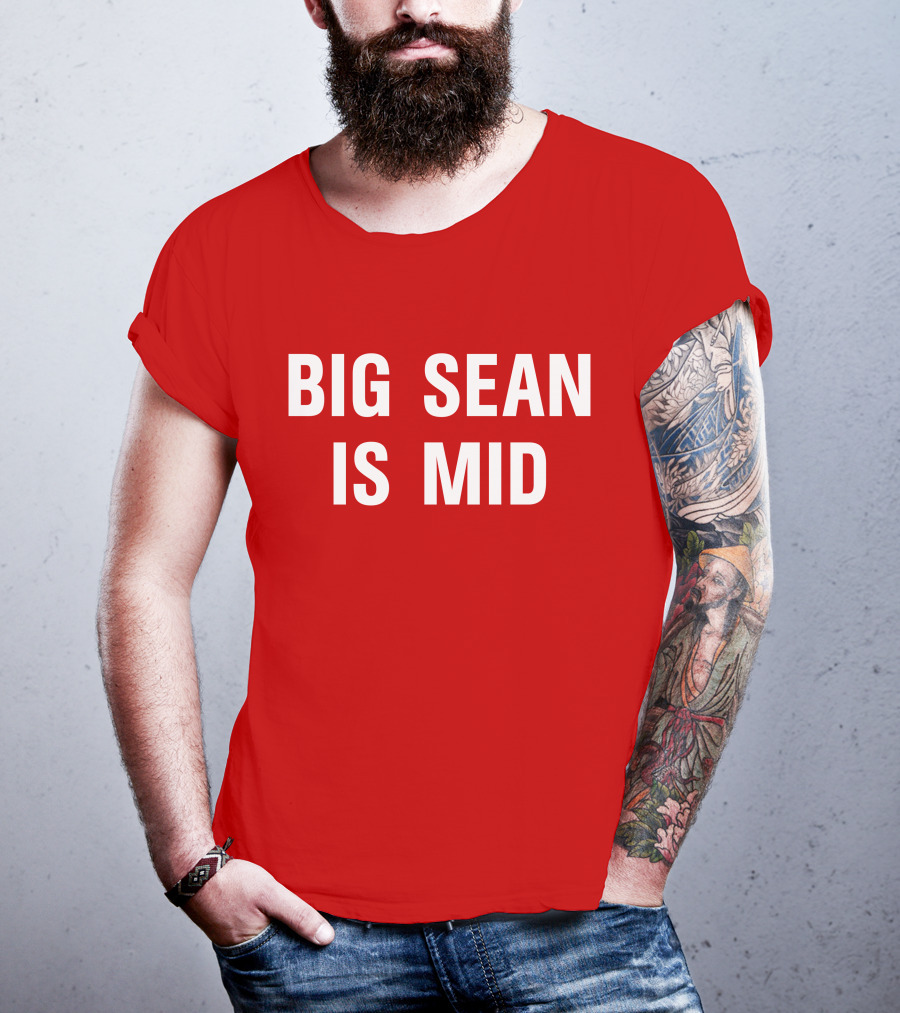 Big Sean Is Mid Statement In T-Shirt