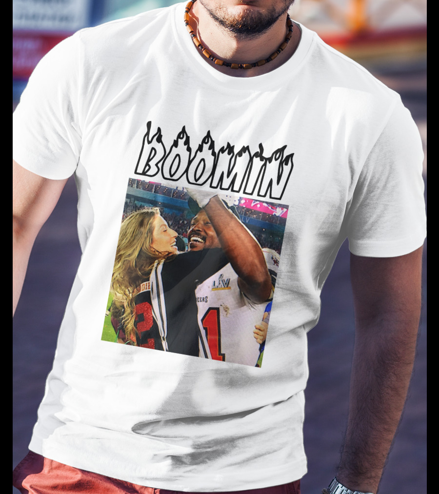 Boomin Antonio Brown Gisele NFL T-Shirt
