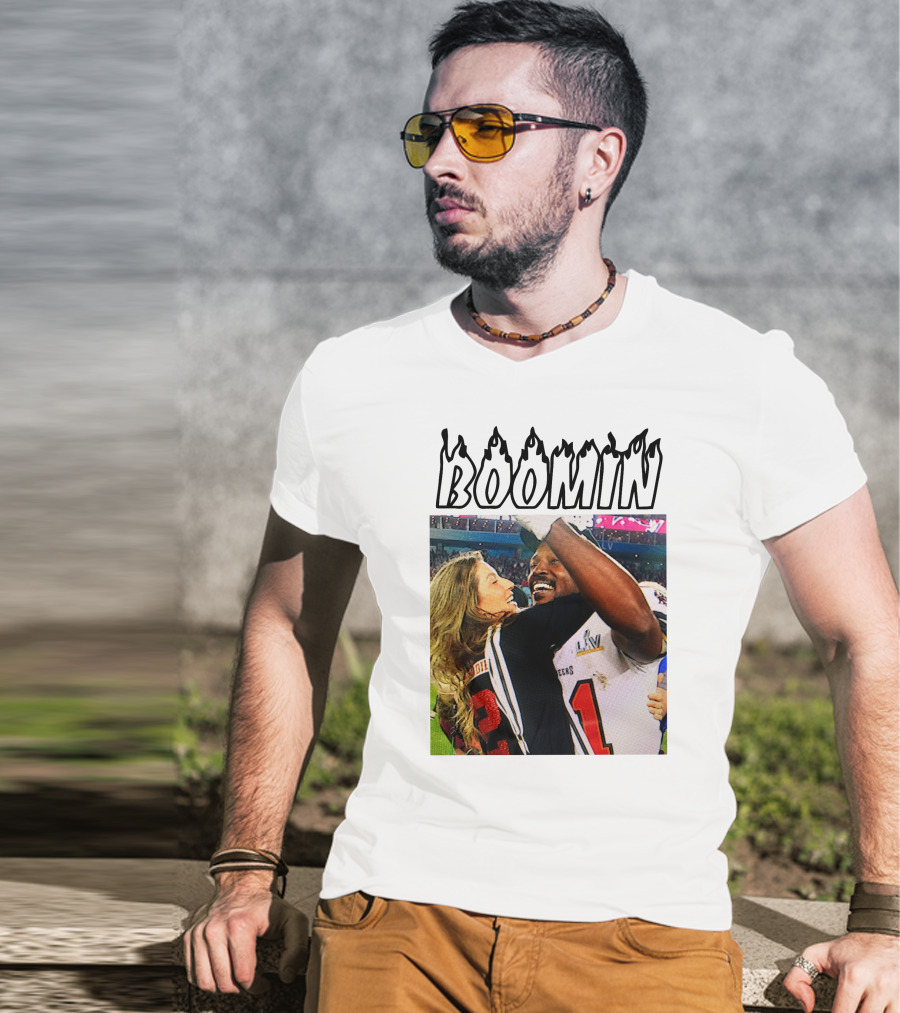 Boomin Antonio Brown Gisele NFL T-Shirt