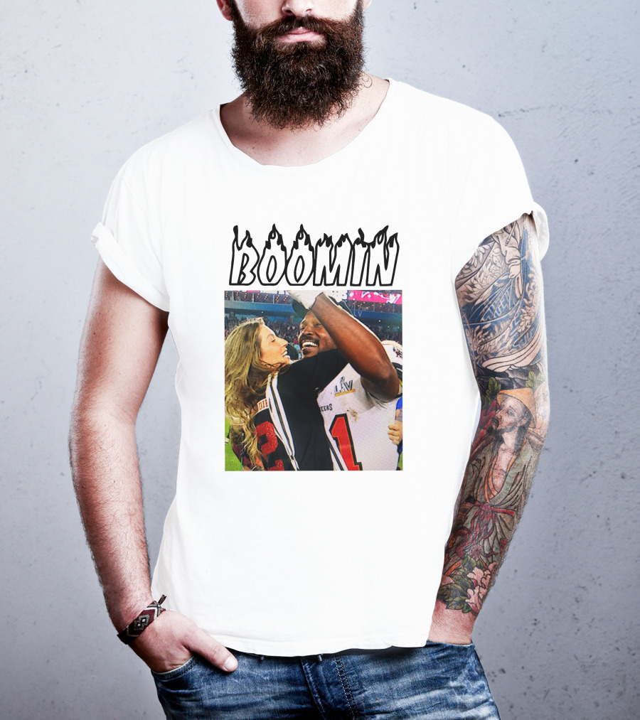 Boomin Antonio Brown Gisele NFL T-Shirt