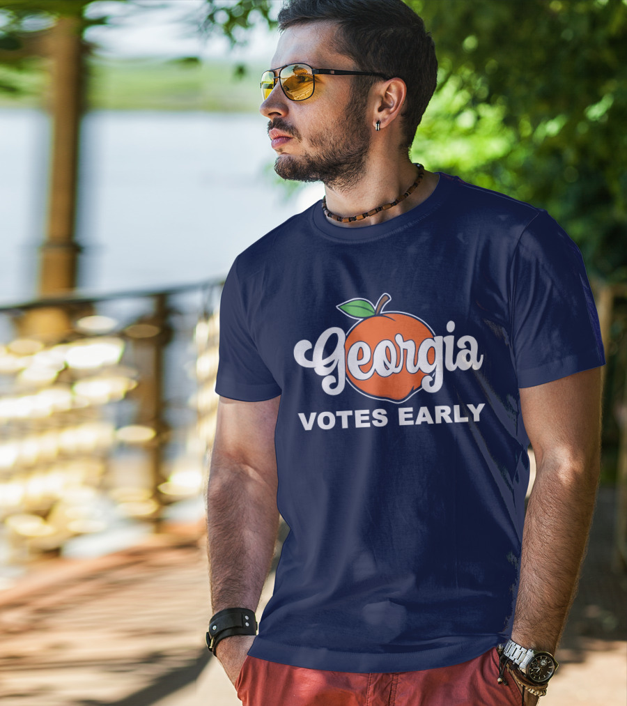 Georgia Votes Early Peach T-Shirt