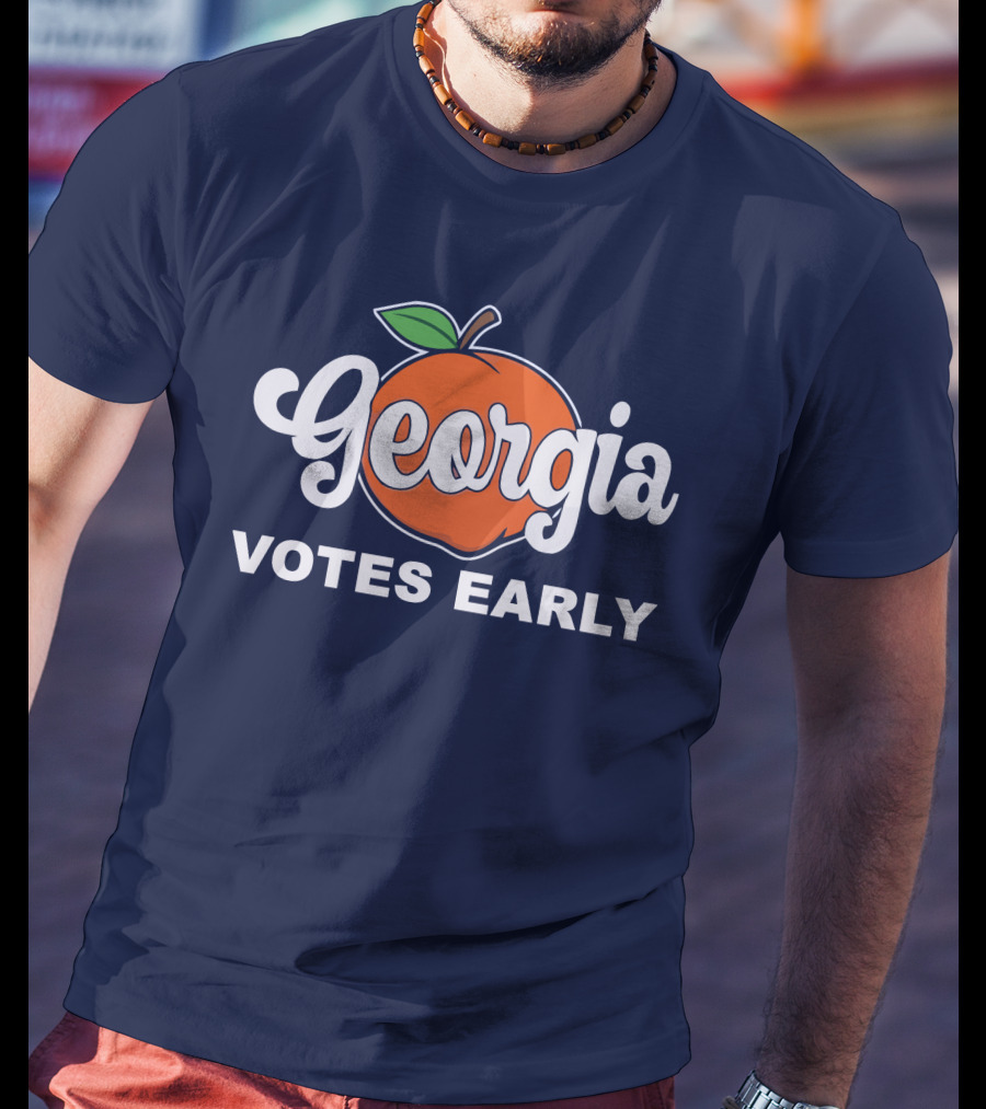 Georgia Votes Early Peach T-Shirt