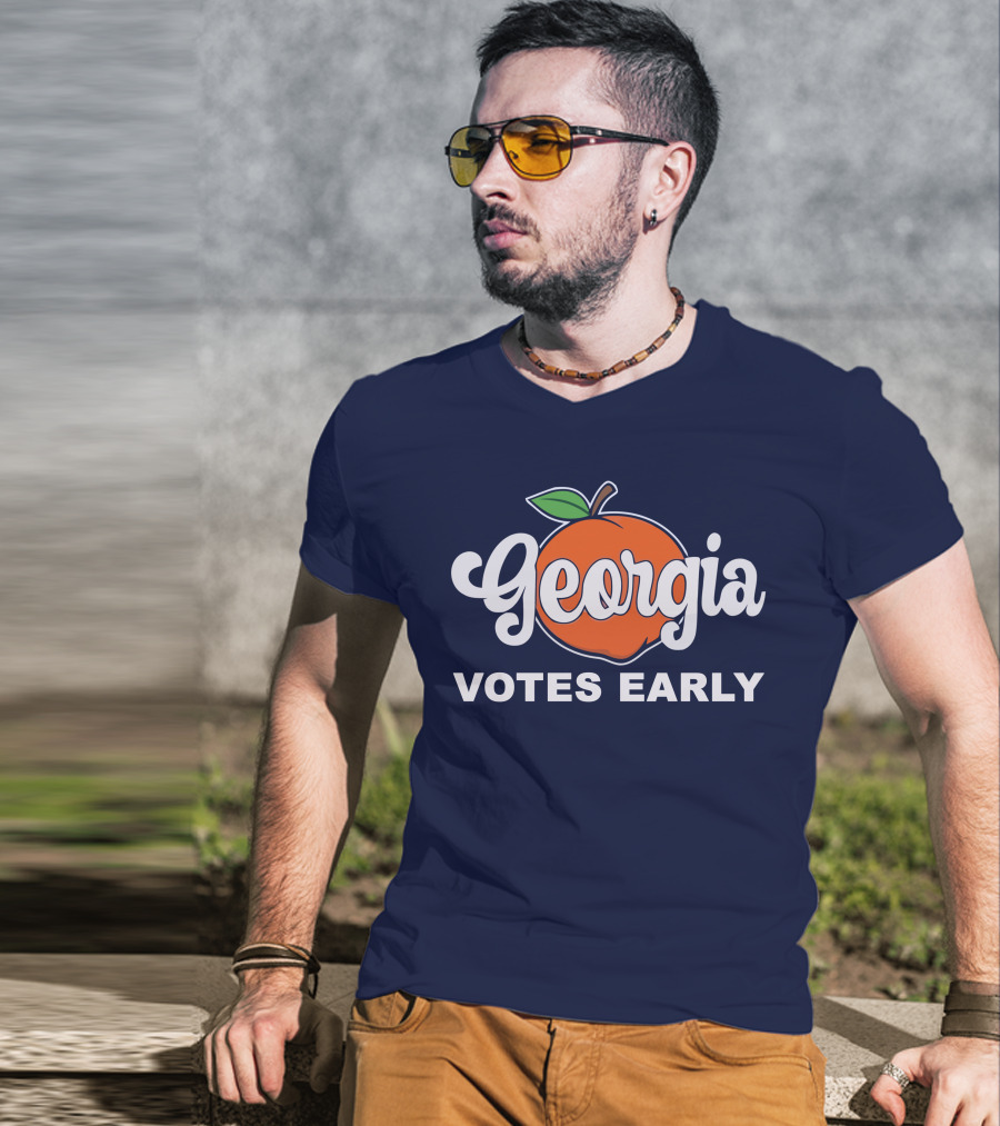 Georgia Votes Early Peach T-Shirt