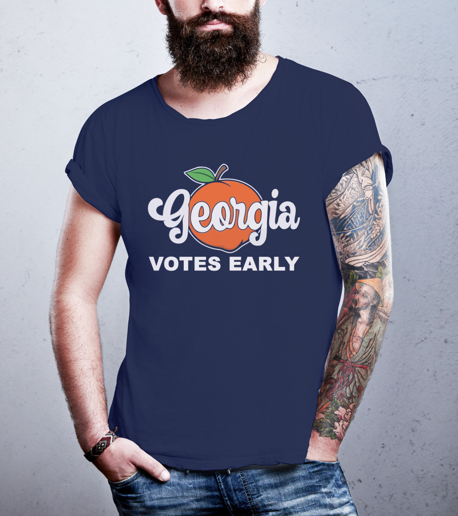 Georgia Votes Early Peach T-Shirt