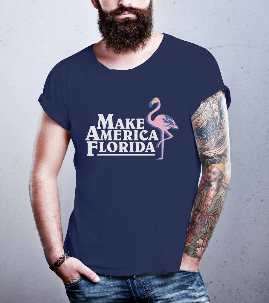 Make America Florida Pink Flamingo T-Shirt