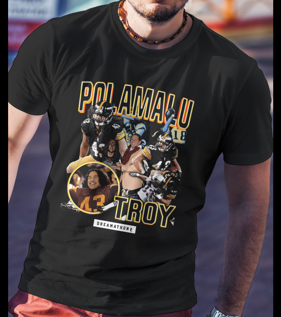 POLAMALU TROY DREAMATHON T-Shirt