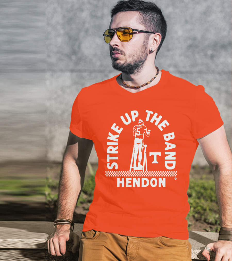 Tennessee Football Strike Up The Band Hendon Hooker T-Shirt