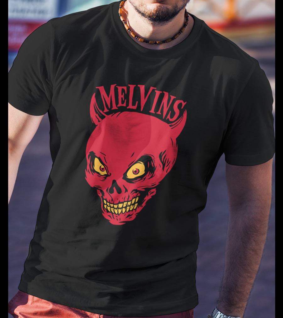 Melvins Red Devil Skull T-Shirt