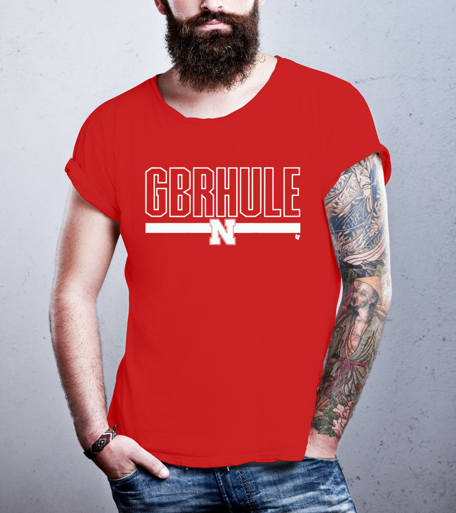 Nebraska Football GBRHULE N Logo T-Shirt
