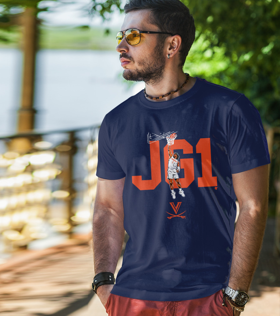 Virginia Basketball Jayden Gardner JG1 Dunk T-Shirt